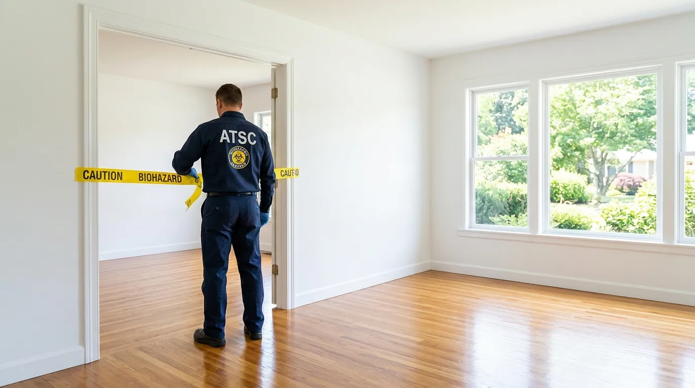 Certified biohazard cleanup crew performing Crime Scene Cleanup in Mantua